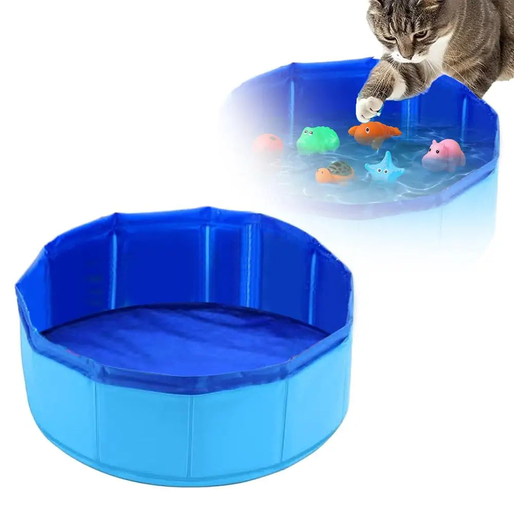 Foldable Dog Bath Swimming Pool Cat Pool