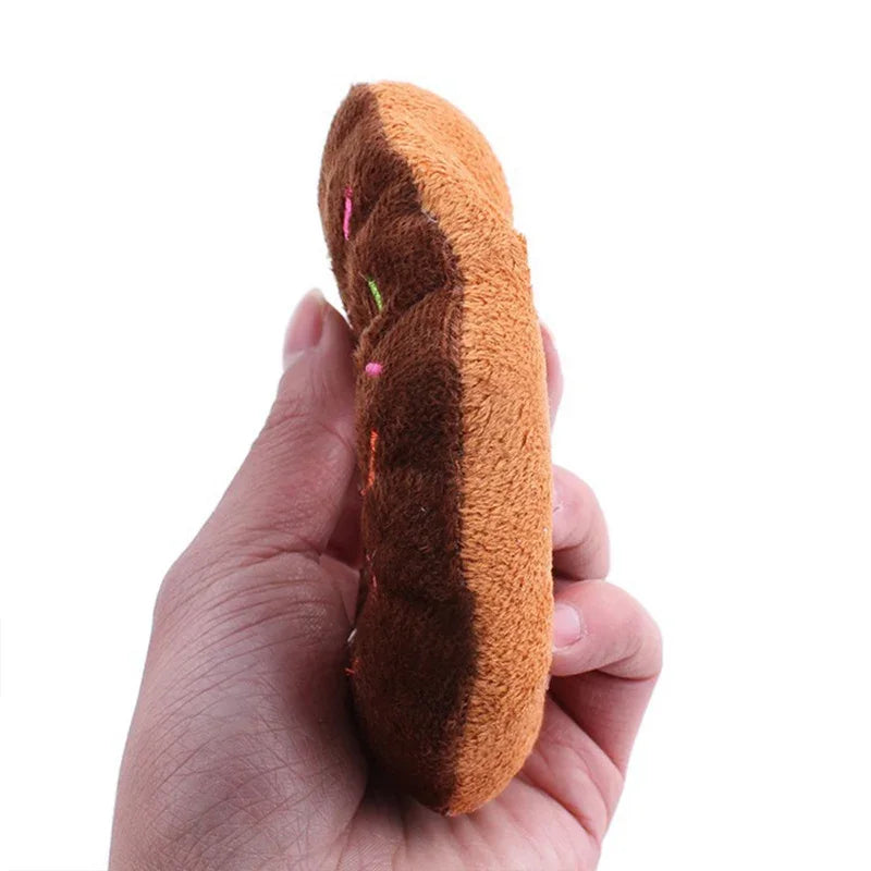 Soft Dog Donuts Plush Pet Dog Toys