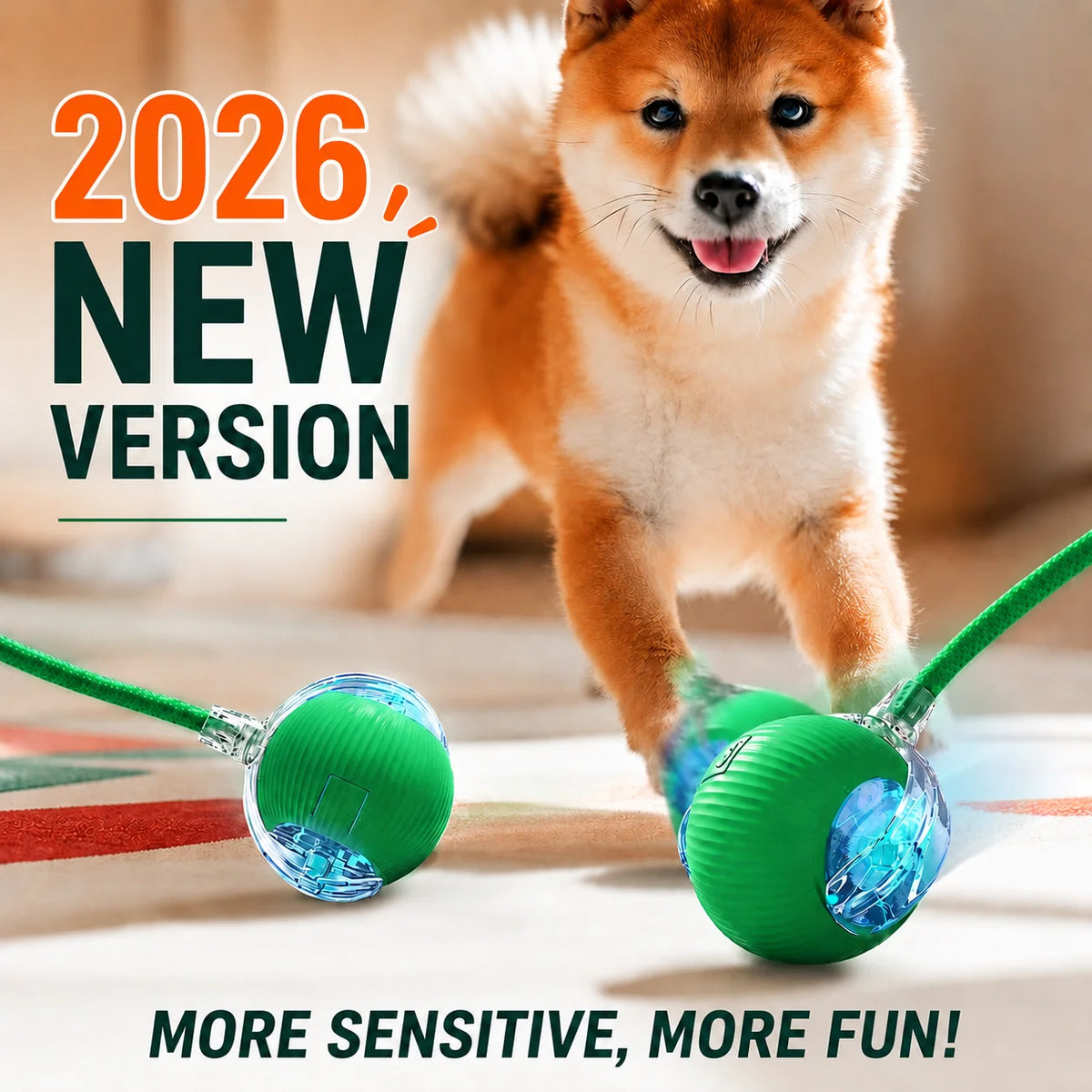 Automatic Rolling Dog Ball Rechargeable