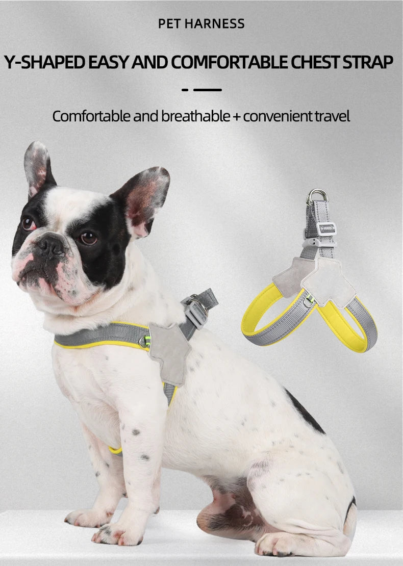 Reflective No‑Pull Vest Dog Harness