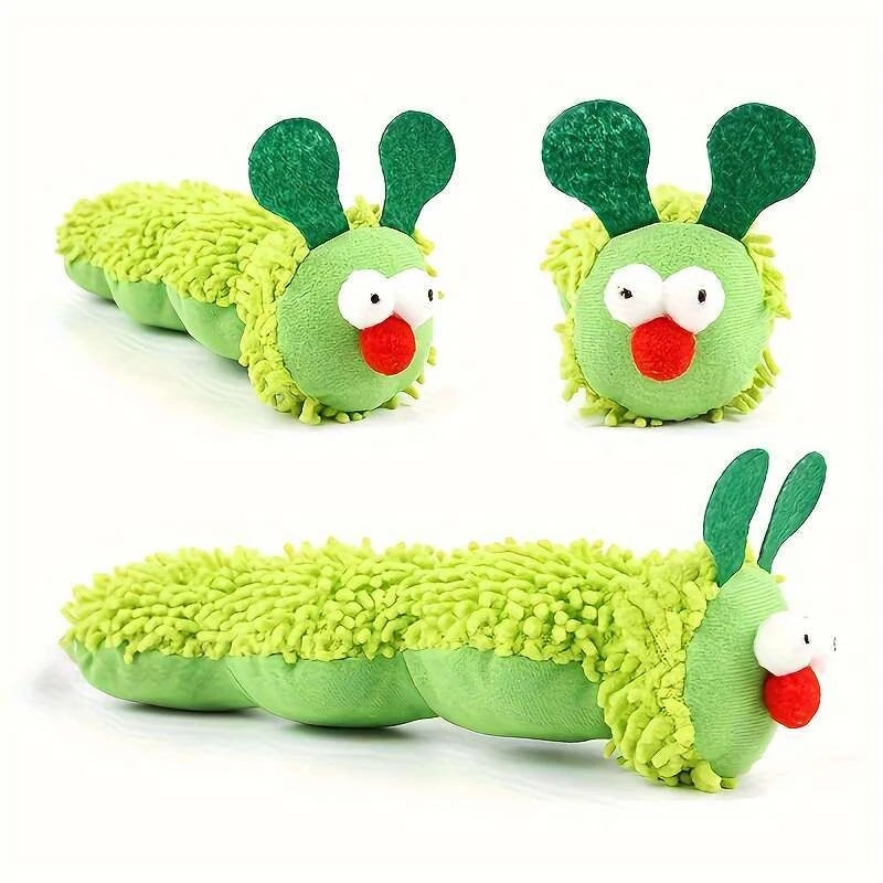 Cat Chew Toys Caterpillar Catnip Molar Toy