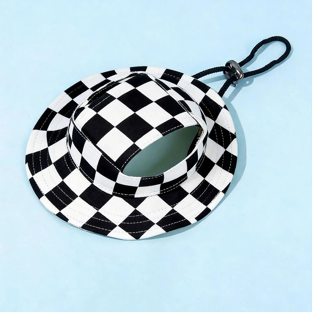 Cute Print Dog Hat Adjustable Pet Cap