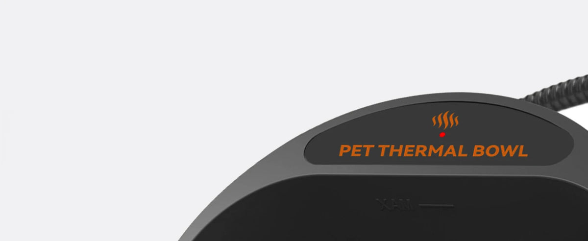 Outdoor Heated Water Bowl for Dogs Cats 2.2L Winter Heating