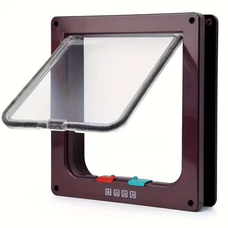 Cat Dog Door Flap Extra with 4 Way Locking Security Flap