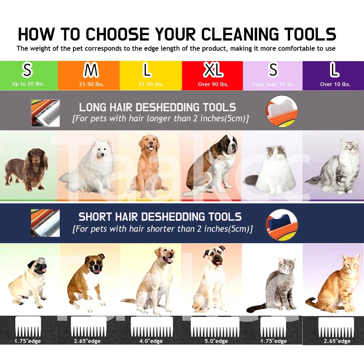 Dog Brush Pet Hair Knotting Remover Anti-Lice Comb