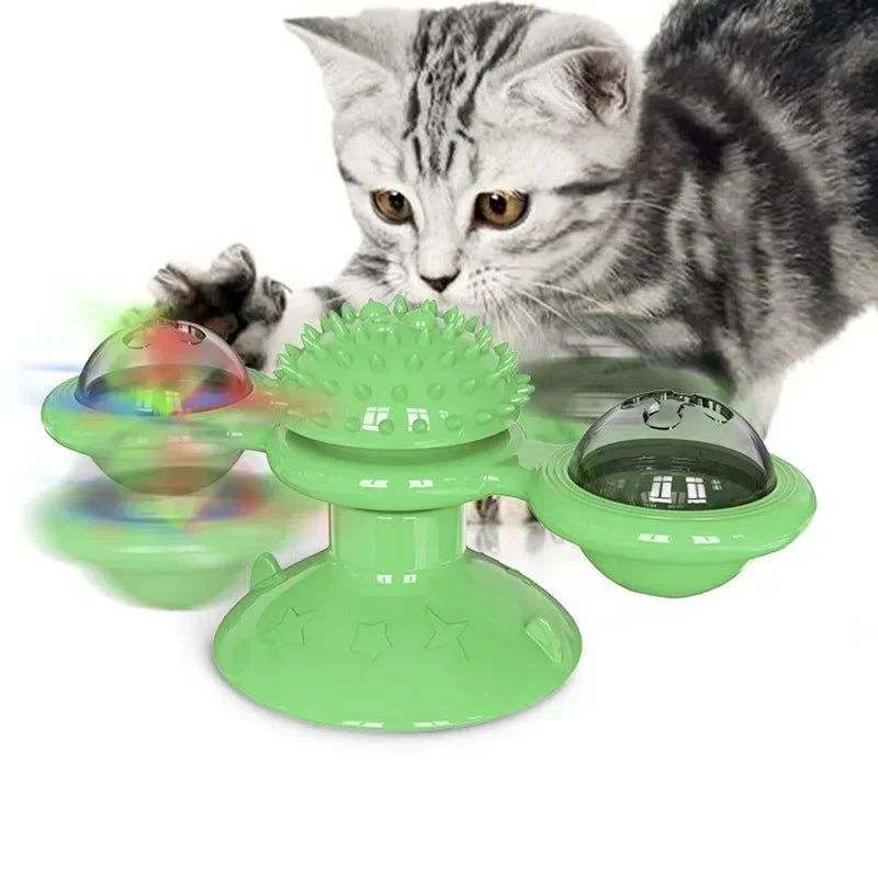 Wall Mount Cat Spinner Toy
