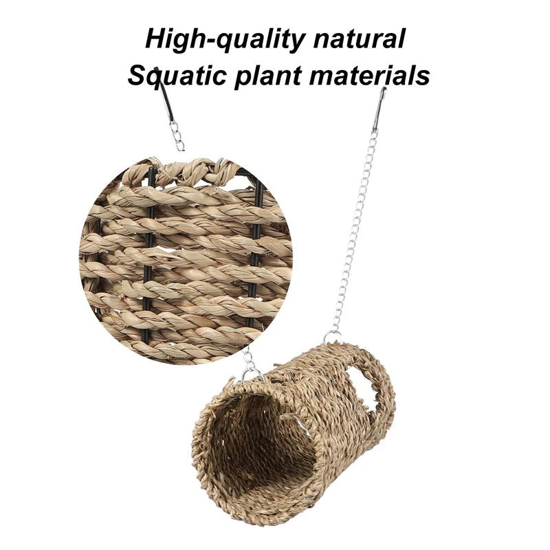 Hamster Hammock Hanging Cage Bed Tunnel Pet Rat