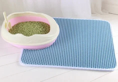 Cat Litter Mat With Gift Double Layer Waterproof Pet