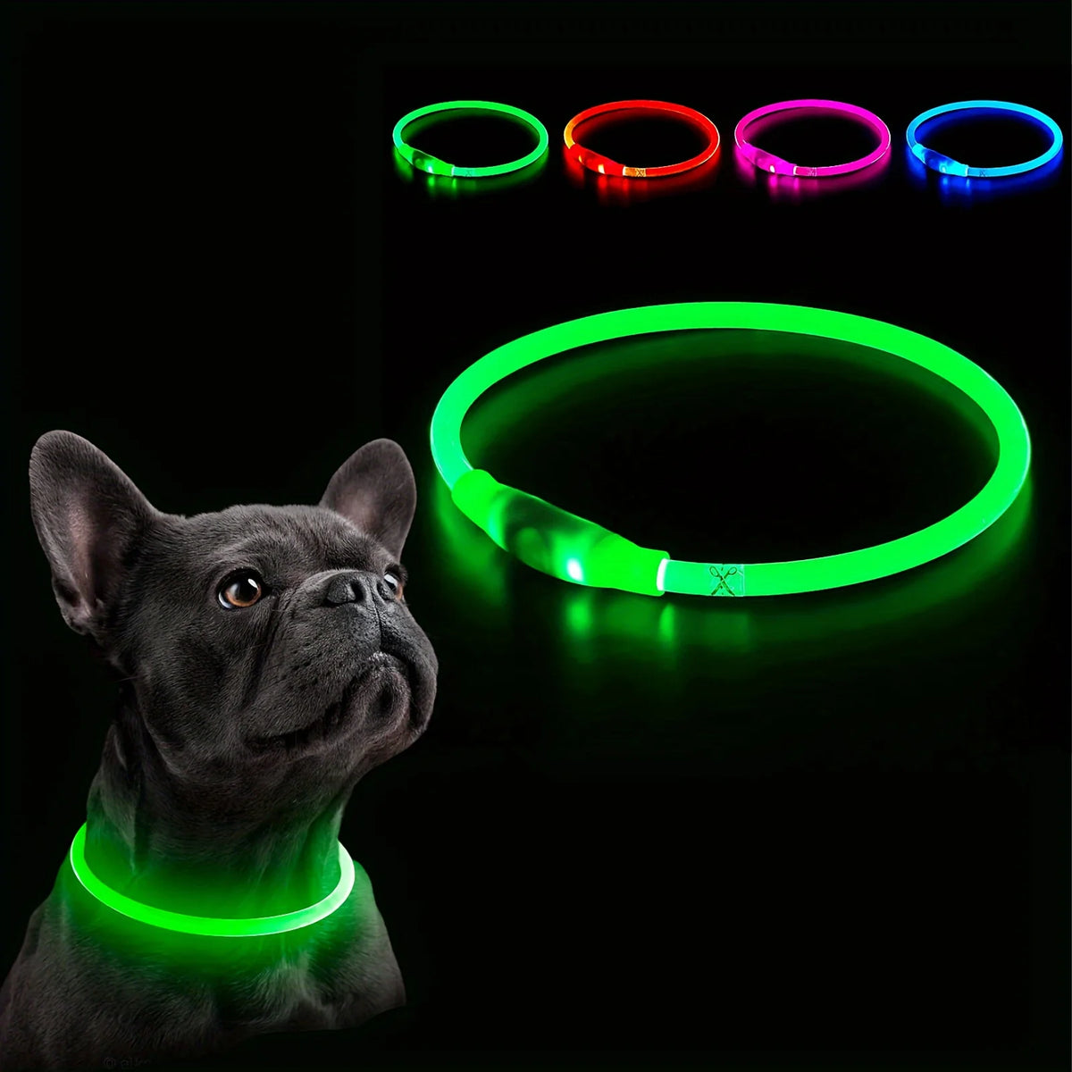 Pet Dog LED Light Collar Luminous Anti-Lost