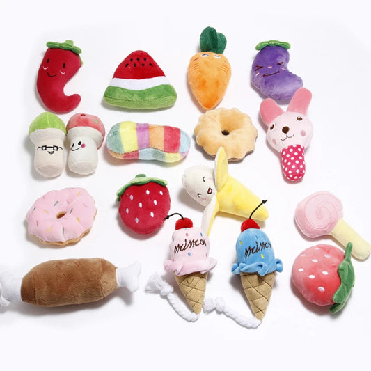 Pet Toys Plush Squeaky Toy Bite-Resistant Clean