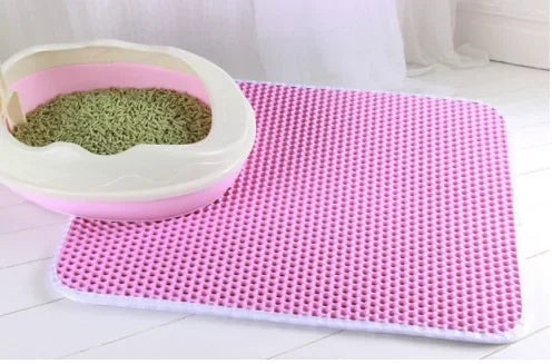 Cat Litter Mat With Gift Double Layer Waterproof Pet
