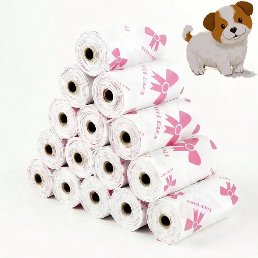 180PCS leakproof dog poop bags